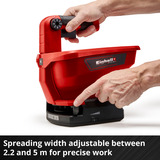 EINHELL GE-US 18 distributore manuale 3,3 L, Spalmatore di graniglia rosso/Nero, 3,3 L, Nero, Rosso, 225 mm, 280 mm, 305 mm, 1,24 kg