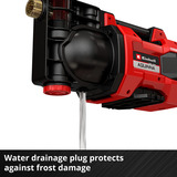 EINHELL Pompa da giardino a batteria Power X-Change AQUINNA 18/30 F LED, 18 Volt rosso/Nero