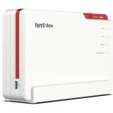 FRITZ! 5690 Pro Router wireless, Router in fibra ottica Box 5690 Pro, Wi-Fi 7 (802.11be), Banda tripla (2.4 GHz/5 GHz/5 GHz), Collegamento ethernet LAN, Bianco, Router da tavolo