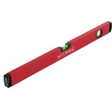 GEDORE Livella Red in alluminio, 60 cm, 2 bolle, Livelle rosso