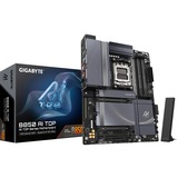 GIGABYTE B850 AI TOP Scheda Madre - Processori AMD Ryzen Serie 9000, 16+2+2 fasi VRM digitali, fino a 8600MHz DDR5 (OC), 2xPCIe 5.0 + 1xPCIe 4.0 M.2, LAN 10GbE, WIFI 7, USB 3.2 Gen 2x2 Nero/grigio, 16+2+2 fasi VRM digitali, fino a 8600MHz DDR5 (OC), 2xPCIe 5.0 + 1xPCIe 4.0 M.2, LAN 10GbE, WIFI 7, USB 3.2 Gen 2x2, AMD, Socket AM5, AMD Ryzen 7000 Series, AMD Ryzen 8000 Series, AMD Ryzen 9000 Series, Socket AM5, DDR5-SDRAM, 256 GB