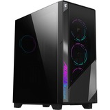 GIGABYTE GB-AC500G ST computer case Midi Tower Nero, Chassis Tower Nero, Midi Tower, PC, Nero, ATX, EATX, micro ATX, Mini-ITX, Vetro, Plastica, Acciaio, Gaming