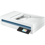 HP ScanJet Pro N4600 fnw1 Scanner piano 1200 x 1200 DPI A5 Bianco bianco, 216 x 356 mm, 1200 x 1200 DPI, 40 ppm, 40 ppm, 80 ipm (pollice al minuto), 80 ipm (pollice al minuto)