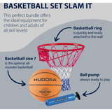 HUDORA Basketball Set Slam It, Canestro da basket 
