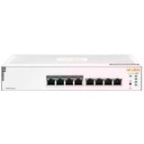 Hewlett Packard Enterprise Aruba Instant On 1830 8G 4p Class4 PoE 65W Gestito L2 Gigabit Ethernet (10/100/1000) Supporto Power over Ethernet (PoE) 1U, Interruttore Gestito, L2, Gigabit Ethernet (10/100/1000), Supporto Power over Ethernet (PoE), Montaggio rack, 1U