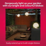INNR Confezione da 3 luci sferiche intelligenti da esterno colorate, Luce LED 