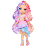 MGA Entertainment Rainbow High Air Brush & Create Fashion Dolls - Purple Eyes, Bambola Rainbow High Air Brush & Create Fashion Dolls - Purple Eyes, Bambola alla moda, Femmina, 4 anno/i, Bambino/Bambina, Multicolore