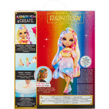 MGA Entertainment Rainbow High Air Brush & Create Fashion Dolls - Purple Eyes, Bambola Rainbow High Air Brush & Create Fashion Dolls - Purple Eyes, Bambola alla moda, Femmina, 4 anno/i, Bambino/Bambina, Multicolore