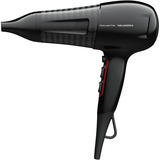 Rowenta Powerline CV591L asciuga capelli 2300 W Nero, Asciugacapelli Nero/Rosso, dC, Nero, Gancio per appendere, 1,8 m, Pulsanti, Cina