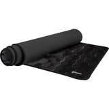 Sharkoon SKILLER SGP30 Tappetino per mouse per gioco da computer Nero, Grigio, Gioco mouse pad grigio chiaro/grigio scuro, Nero, Grigio, Fantasia, Gomma, Tessile, Barra appoggiaferro antiscivolo, Tappetino per mouse per gioco da computer
