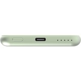 Verbatim Charge 'n' Go Polimeri di litio (LiPo) 5000 mAh Carica wireless Verde, Powerbank  verde chiaro, 5000 mAh, Polimeri di litio (LiPo), Quick Charge 3.0, Carica wireless, Verde