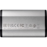 ADATA SD810 500 GB USB tipo-C USB 3.2 Gen 2x2 Nero, Argento, Disco a stato solido argento, 500 GB, USB tipo-C, USB 3.2 Gen 2x2, 2000 MB/s, Nero, Argento