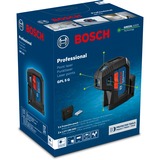 Bosch GPL 5 G Livella da puntamento 30 m 500-540 nm (< 10mW), Punto laser blu/Nero, 30 m, 0,35 mm/m, 4°, 4 s, 500-540 nm (< 10mW), Livella da puntamento