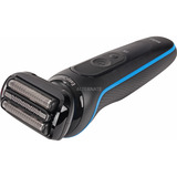 Braun Series 5 52-B1000s Rasoio Nero Nero/Blu, Rasoio, Nero, Pulsanti, Intensivo, Normale, Batteria, 1 h