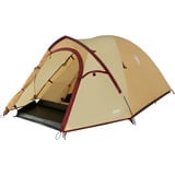 Coleman Darwin 3 Plus Summer, Tenda beige/rosso scuro