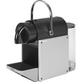 DeLonghi Nespresso Pixie EN127.S, Macchina a capsula argento/Nero