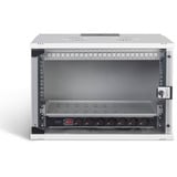 Digitus Set di rete SOHO Pro 19" 540x400 mm (LxP), IT armadio grigio chiaro