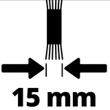EINHELL 3424100 cuscinetto e mola per lucidatura/brillantatura Disco da lucidatura Nero, Pennello Disco da lucidatura, Nero, 109 mm, 105 mm, 25 mm, 130 g