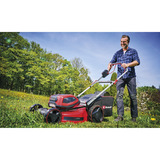EINHELL Rasaerba professionale a batteria GP-CM 36/52 S Li BL, 36 Volt (2x18 Volt) rosso/Nero
