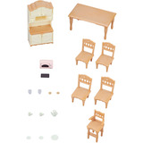 EPOCH Sylvanian Families - Sala da pranzo casa di campagna, Giochi di costruzione 