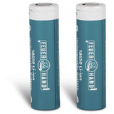 Feuerhand Batterie Li-Ion 18650, 3.450mAh, set da 2, Batteria 