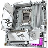 GIGABYTE B850M AORUS ELITE WIFI6E ICE Scheda Madre - Processori AMD Ryzen Serie 9000, 12+2+1 fasi VRM digitali, fino a 8200MHz DDR5 (OC), 1xPCIe 5.0 + 1xPCIe 4.0 M.2, LAN 2.5, WIFI 7, USB 3.2 Gen 2 argento/Bianco, 12+2+1 fasi VRM digitali, fino a 8200MHz DDR5 (OC), 1xPCIe 5.0 + 1xPCIe 4.0 M.2, LAN 2.5, WIFI 7, USB 3.2 Gen 2, AMD, Socket AM5, AMD Ryzen 7000 Series, AMD Ryzen 8000 Series, AMD Ryzen 9000 Series, Socket AM5, DDR5-SDRAM, 256 GB