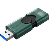 Kingston DataTraveler 128GB USB-A + USB-C 3.2 Gen 1 DuoG2, Chiavetta USB verde/Nero, 128 GB, USB Type-A / USB Type-C, 3.2 Gen 1 (3.1 Gen 1), Cuffia, 10 g, Nero, Verde