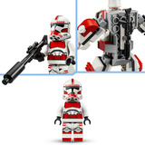 LEGO Star Wars Mech delle Truppe Shock dei Cloni, Giochi di costruzione Robot Giocattolo Snodabile, Action Figure con Blaster e Minifigure, Regalo 6+, Set da costruzione, 6 anno/i, Plastica, 151 pz, 174 g