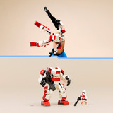 LEGO Star Wars Mech delle Truppe Shock dei Cloni, Giochi di costruzione Robot Giocattolo Snodabile, Action Figure con Blaster e Minifigure, Regalo 6+, Set da costruzione, 6 anno/i, Plastica, 151 pz, 174 g
