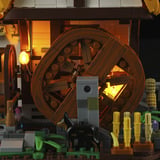 Lumibricks Mulino ad acqua medievale, Giochi di costruzione 