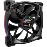Montech RX120 PWM 120x120x25, Ventola Nero