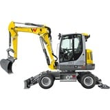 SIKU Wacker Neuson EW65 Scavatore 1:50, Veicolo modello giallo/grigio, Scavatore, 1:50, Plastica, Metallo, 1 pz, 3 anno/i, Nero, Grigio, Giallo