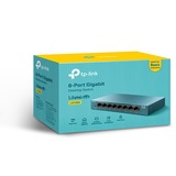 TP-Link LS108G switch di rete Non gestito Gigabit Ethernet (10/100/1000) Blu, Interruttore blu, Non gestito, Gigabit Ethernet (10/100/1000)