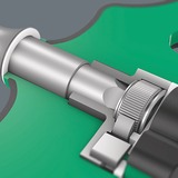 Wera 411 A RA Cacciavite adattatore a impugnatura trasversale con funzione a cricchetto Nero/Verde