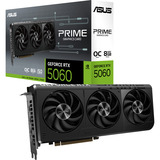 ASUS Prime -RTX5060-O8G NVIDIA GeForce RTX 5060 8 GB GDDR7, Scheda grafica GeForce RTX 5060, 8 GB, GDDR7, 128 bit, 7680 x 4320 Pixel, PCI Express 5.0