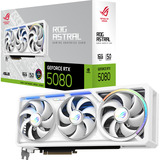 ASUS ROG Astral - -RTX5080-16G-WHITE NVIDIA GeForce RTX 5080 16 GB GDDR7, Scheda grafica bianco, GeForce RTX 5080, 16 GB, GDDR7, 256 bit, 7680 x 4320 Pixel, PCI Express 5.0