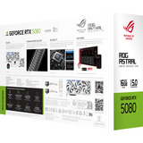 ASUS ROG Astral - -RTX5080-16G-WHITE NVIDIA GeForce RTX 5080 16 GB GDDR7, Scheda grafica bianco, GeForce RTX 5080, 16 GB, GDDR7, 256 bit, 7680 x 4320 Pixel, PCI Express 5.0