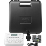 Brother PT-D410VP stampante per etichette (CD) ZINK (Zero-Ink) 180 x 180 DPI Cablato TZe QWERTY, Stampa etichette bianco, QWERTY, TZe, ZINK (Zero-Ink), 180 x 180 DPI, Cablato, Bianco