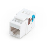 Digitus Modulo Keystone CAT 5e, Classe D non schermato, Modulo di Keystone bianco