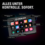 Elgato Stream Deck MK.2 Nero 15 pulsanti, Keypad Nero, Nero, 15 pulsanti, Windows 10 x64, Mac OS X 10.13 High Sierra, Mac OS X 10.14 Mojave, Mac OS X 10.15 Catalina, Mac OS X 10.15.3..., 118 mm, 84 mm