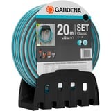GARDENA 18005-50 pompa da giardino 20 m Sul suolo Blu, Tubo flessibile grigio/Turchese, 20 m, Sul suolo, Blu, 1,3 cm, 1/2"