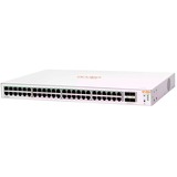 Hewlett Packard Enterprise Aruba Instant On 1830 48G 4SFP Gestito L2 Gigabit Ethernet (10/100/1000) 1U, Interruttore Gestito, L2, Gigabit Ethernet (10/100/1000), Full duplex, Montaggio rack, 1U