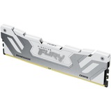 Kingston FURY FURY 48GB 8400MT/s DDR5 CL40 CUDIMM (Kit da 2) Renegade White XMP, Memoria argento/Nero, 48 GB, 2 x 24 GB, DDR5, 288-pin DIMM