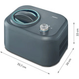 Medion LIFE Gelatiera MD 10169 Nero/in acciaio inox