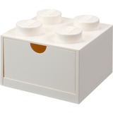 Room Copenhagen LEGO Cassetto da scrivania 4, Scatola di immagazzinaggio bianco