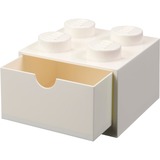 Room Copenhagen LEGO Cassetto da scrivania 4, Scatola di immagazzinaggio bianco