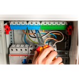 Wiha Pinza piatta tonda Professional electric, Pinza da presa rosso/Giallo