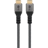 goobay Cavo HDMI Plus Ultra ad alta velocità, 8K @ 60Hz grigio