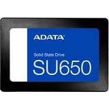 ADATA SU650 2 TB 2.5" Serial ATA III 3D NAND, Disco a stato solido Nero, 2 TB, 2.5", 520 MB/s, 6 Gbit/s