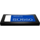 ADATA SU650 2 TB 2.5" Serial ATA III 3D NAND, Disco a stato solido Nero, 2 TB, 2.5", 520 MB/s, 6 Gbit/s